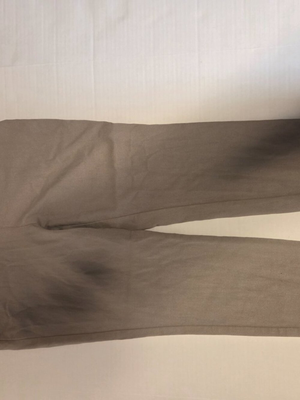 Counterparts Womens Taupe Tan Elastic Waist Pull On Straight Leg Pants 17x26‎
